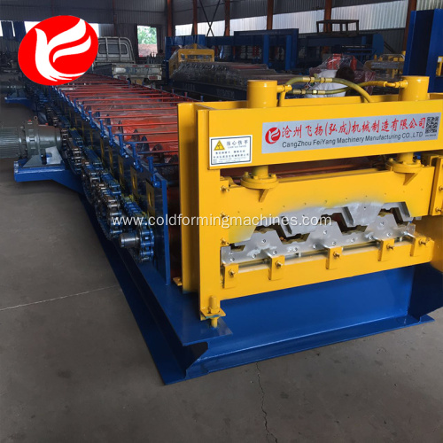 Hydraulic color steel floor deck roll forming machine